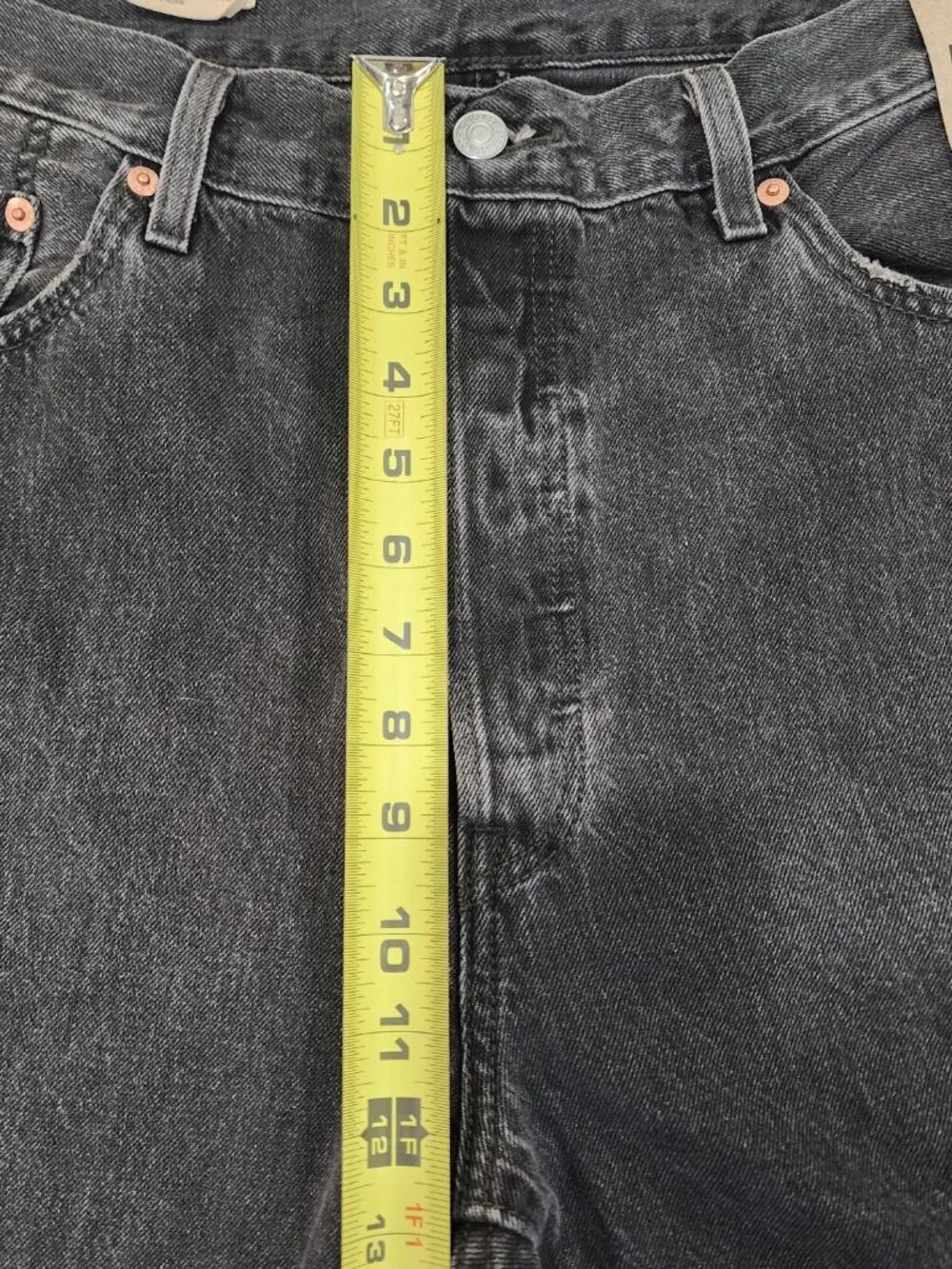 Levi's 501 Original Denim Jeans Straight Leg Button Fly Men's W34 L30 Cotton NWT